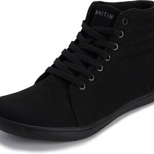 Women's Canvas High-Top Sneakers Wide Fit Casual Street Style Comfortable